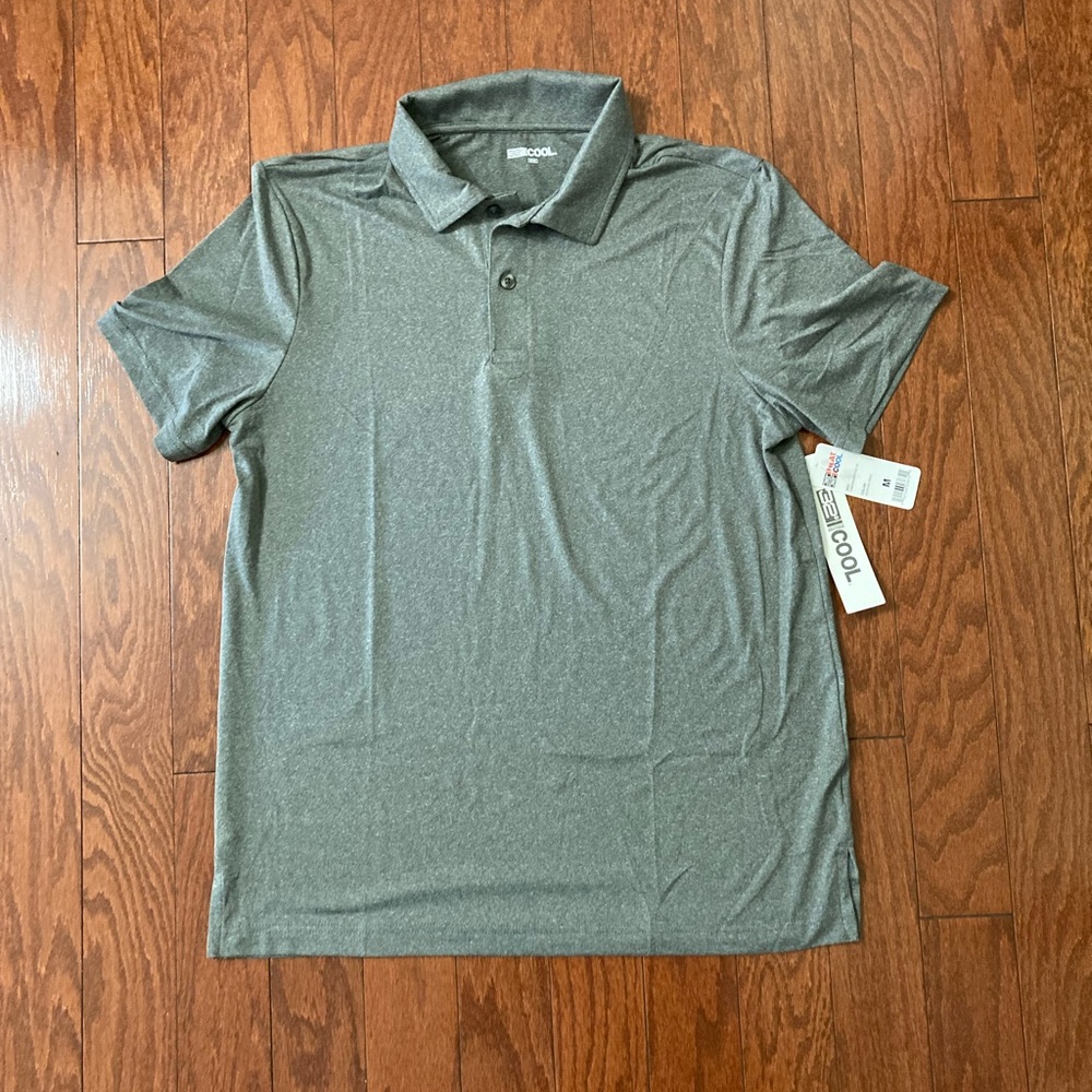32 Degrees Cool Shirt Men's Size M Gray Short Sleeve Lightweight
